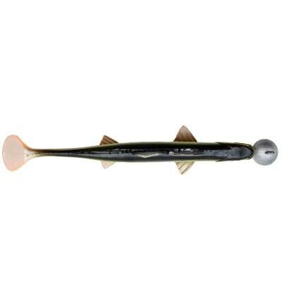 Real-Fin-Shad | Ready to Fish | 12cm - 25gram | 3 Pack | Orange Belly